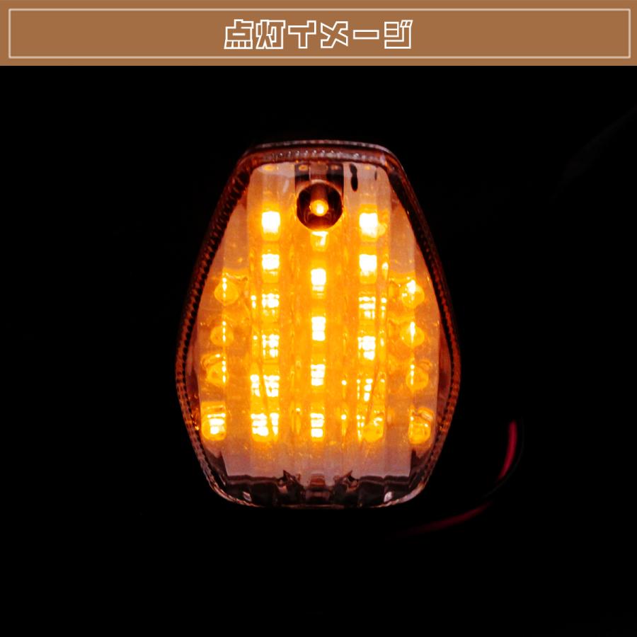 2個セット クリアレンズ CB400SF REVO NC42 NC31 V-TEC NC39 LED