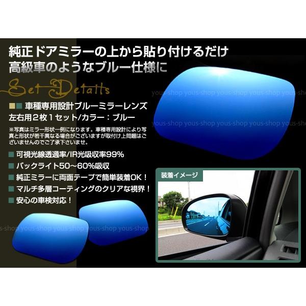 広角レンズ ブルーミラー セレナ C25 Nc25 ワイドミラー H17 5 H22 11 サイドドアミラー 純正交換用 Y ユーズショッピングネット 通販 Yahoo ショッピング