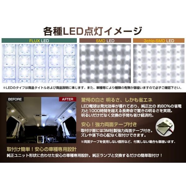 LEDルームランプセット ハイエース スーパーロング TRH200系 H16.8