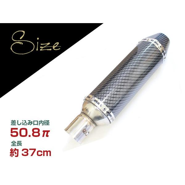アクラポビッチ タイプ フルカーボン サイレンサー マフラー φ50 アクラポビッチ タイプ フルカーボン サイレンサー マフラー φ50
