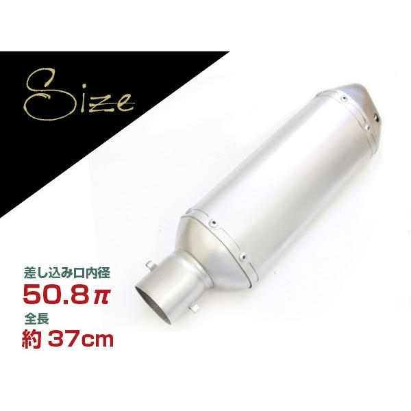 アクラポビッチ タイプ サイレンサー マフラー φ50.8π ZRX400 ゼファー