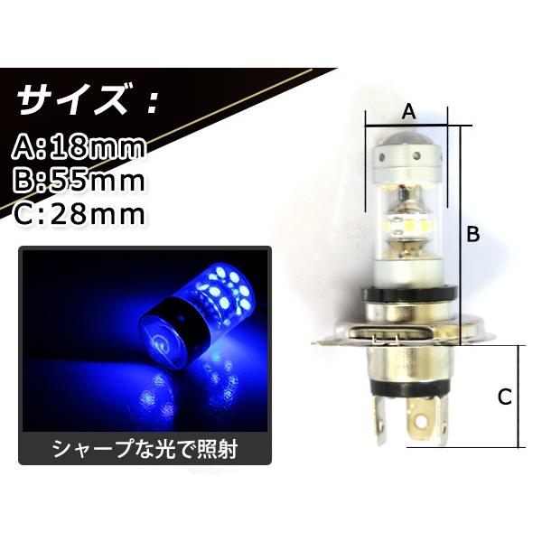 HONDA フォルツァ MF08 LED 150W H4?2灯 H/L HI/LO スライド バルブ