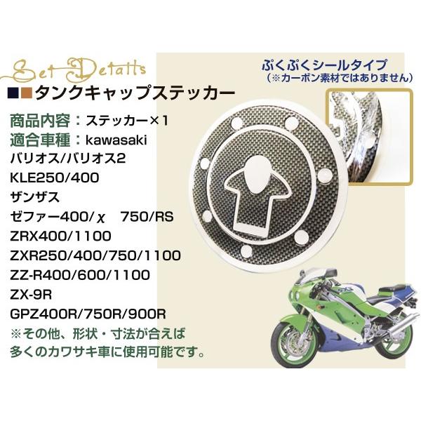 ZZ-R400 ZZR600 ZZ-R1100 ZX-9R GPZ400R GPZ750R GPZ900R 7穴 カーボン