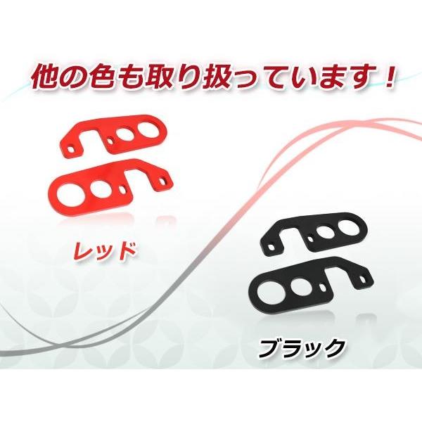 牽引フック けん引フック 9mm厚 レッド 赤 ジムニー JB23 JB33 JB43