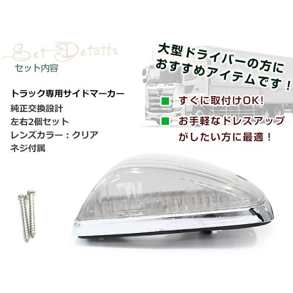 レンジャープロ NEW プロフィア デュトロ ドア サイドマーカー クリア