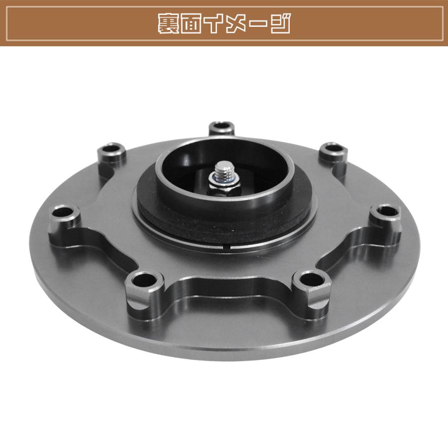 CNC アルミ タンクキャップ 7穴 ガンメタ GPZ900R バリオス ZRX400