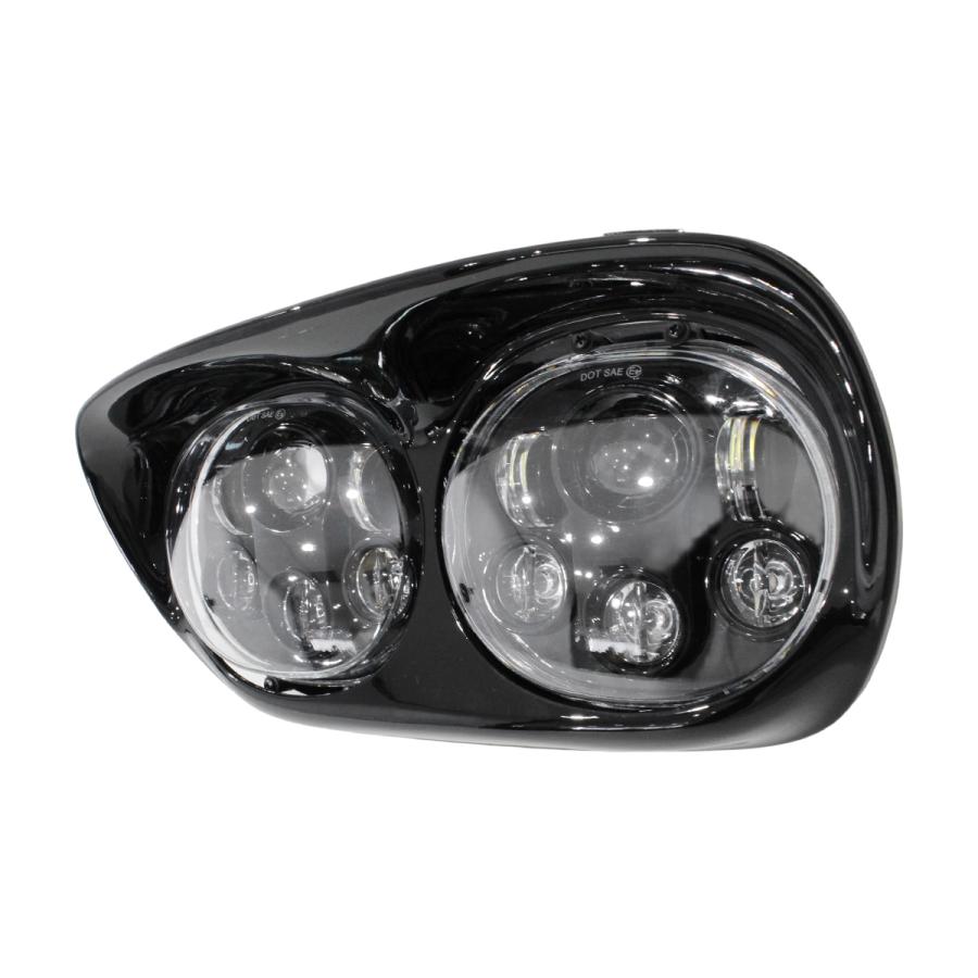 ハーレー バガー FLTR ロードグライド Hi/Lo LED ヘッドライト 
