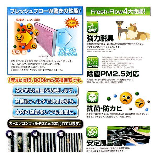 28 003d 日東工業 カーエアコン フィルター 高機能脱臭タイプ Fresh Flow Y ユーズショッピングネット 通販 Yahoo ショッピング