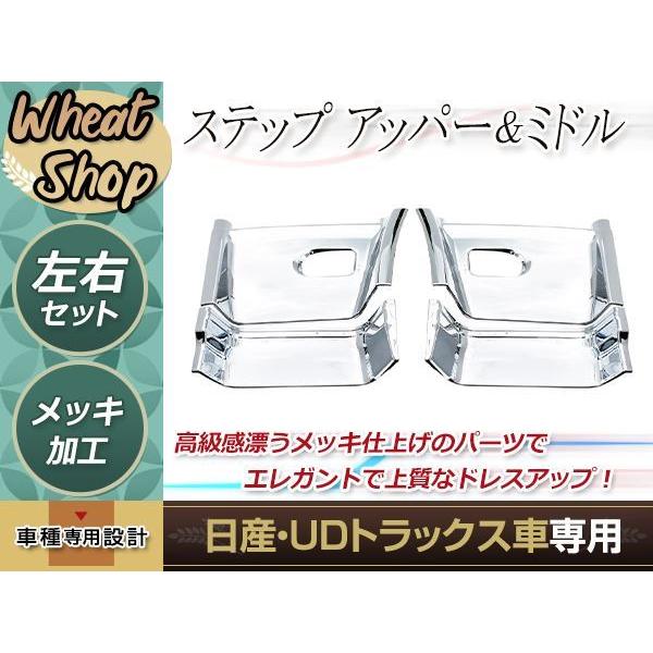 日産 UD 新型 17 パーフェクトクオン/07 クオン H17.1〜 メッキ サイド