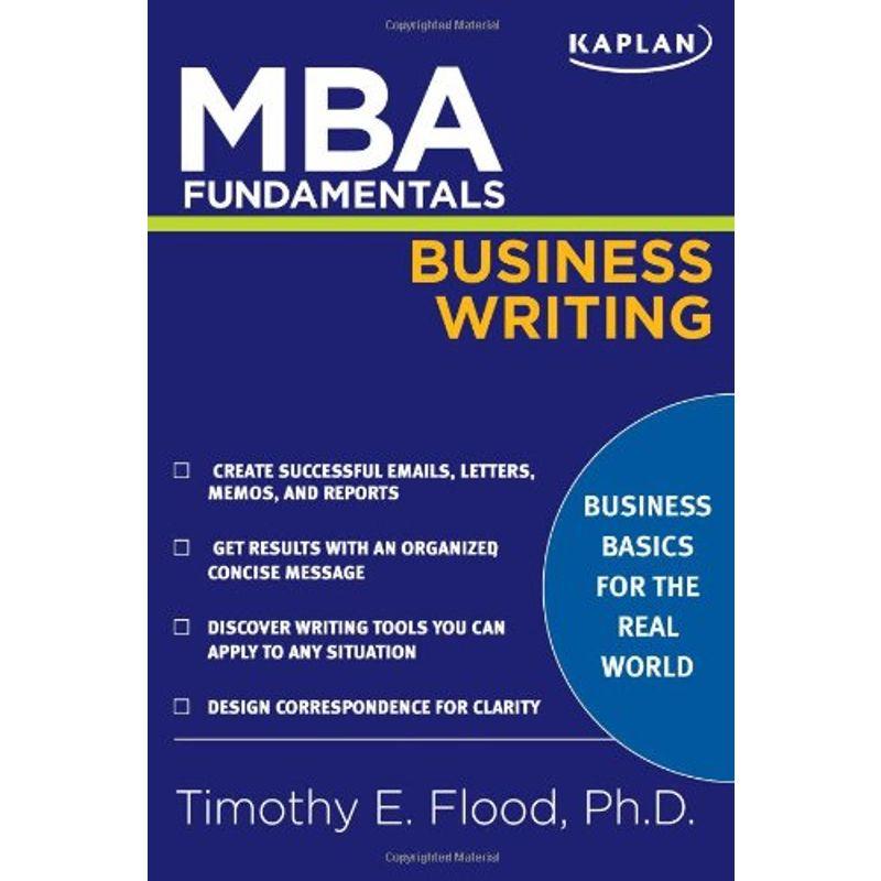 MBA Fundamentals Business Writing (Kaplan Test Prep) 20220929021710