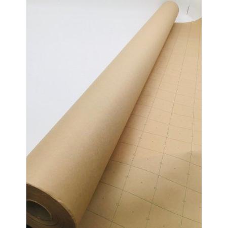 製図用紙 茶 グラフカット型入紙 5cm 方眼 1210ｍｍ×100ｍ×3本の画像