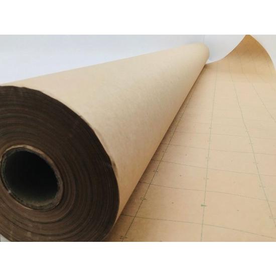 製図用紙 茶 グラフカット 型入紙 5cm 方眼 950ｍｍ×100ｍ×3本の画像