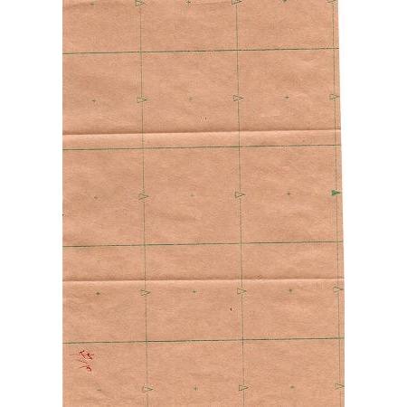 製図用紙 茶 グラフカット 型入紙 5cm 方眼 950ｍｍ×100ｍ×3本の画像
