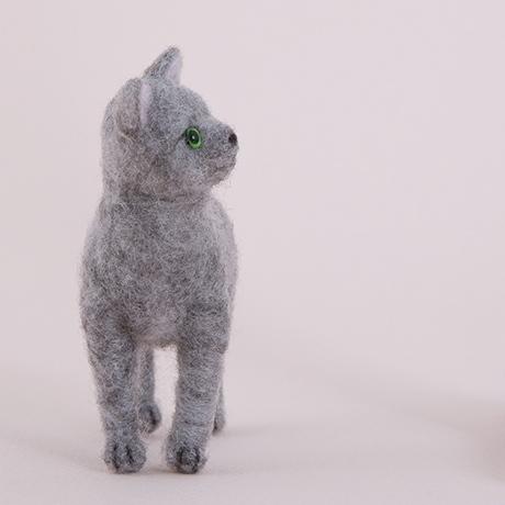 H441 514 ハマナカ アクレーヌでつくる ロシアンブルー お歳暮