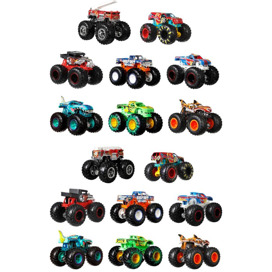 ホットウィール モンスタートラック 12点セット まとめ売り ホットウィール モンスタートラック 8パック ミニカー 8台セット