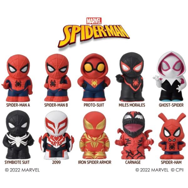 エンスカイ スパイダーマン ソフビパペットマスコット 指人形 1BOX=10