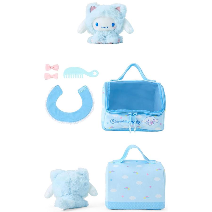 サンリオキャラクター シナモンぬいぐるみセット ラッピング無料!サンリオ ぬいぐるみおせわセット こねこ シナモロール
