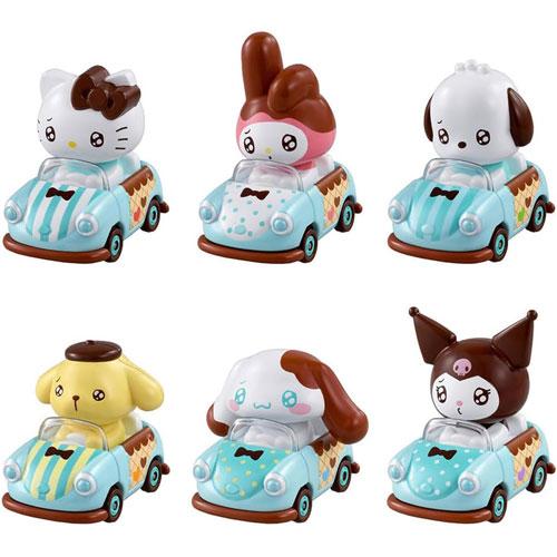 6個入り=1ボックス] ドリームトミカ TOMICA TUNES SANRIO CHARACTERS