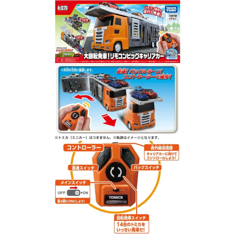 特典 トミカ1台 付属 トミカワールド 大回転発車! リモコン