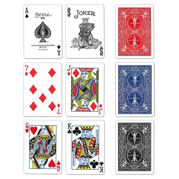 トランプカード バイスクル ライダーバック ポーカーサイズ 青/ブルー