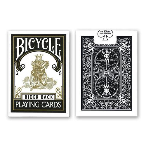 トランプカード バイスクル ライダーバック ポーカーサイズ 黒