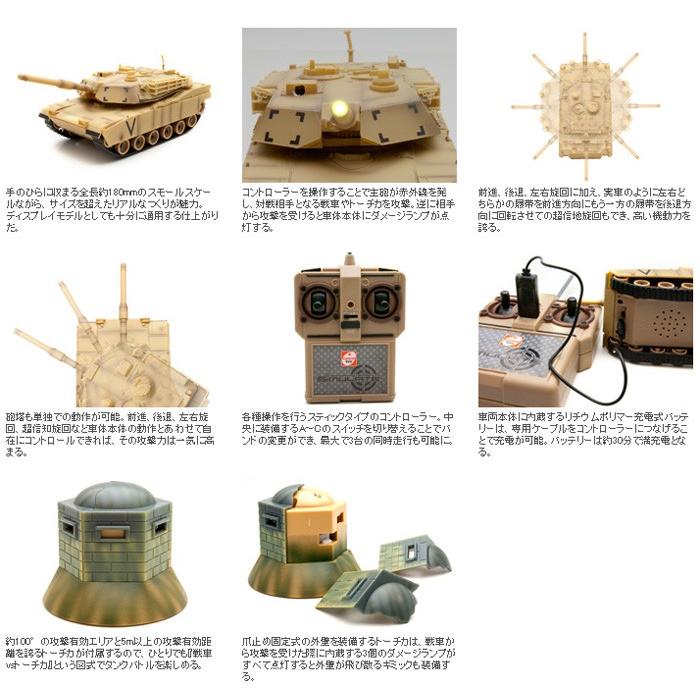 赤外線対戦型IRラジコン戦車 シミュレートタンク M1A2エイブラムス｜yousay-do-y｜03