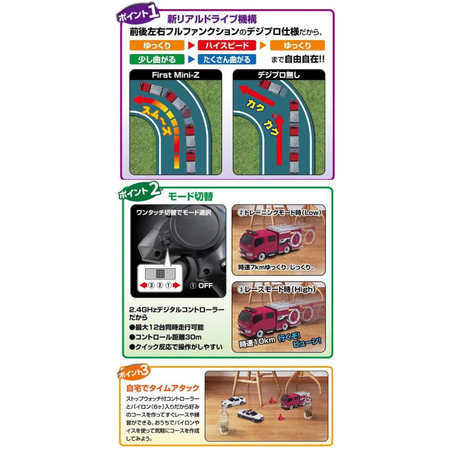 ラジコンカー RC ファーストミニッツ モリタ消防車 CD-I型ミラクル