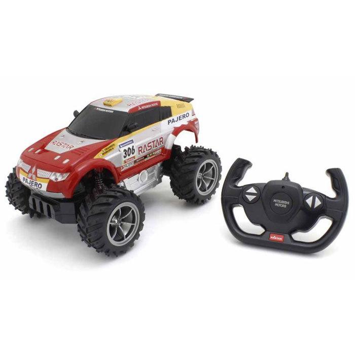 RASTAR ラジコンカー 1/18 ダカールラリー パジェロ エボリューション