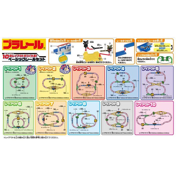 プラレール 10のレイアウトがつくれる ! ベーシックレールセット