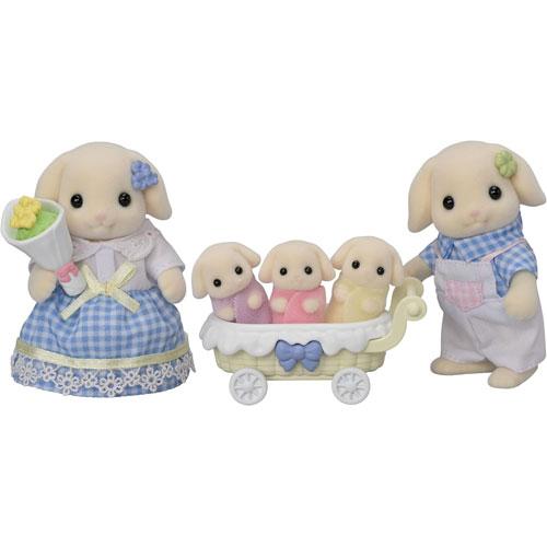 シルバニアファミリー 人形 フローラウサギファミリー FS-50 5体セット 