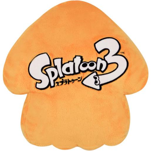 スプラトゥーン3 Splatoon3 ぬいぐるみ クッション イカ オレンジ