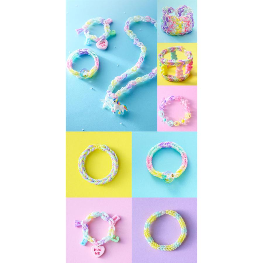 アクセサリー yume 学研 レインボールーム 輪ゴムでつくる ゆめいろアクセサリーキット