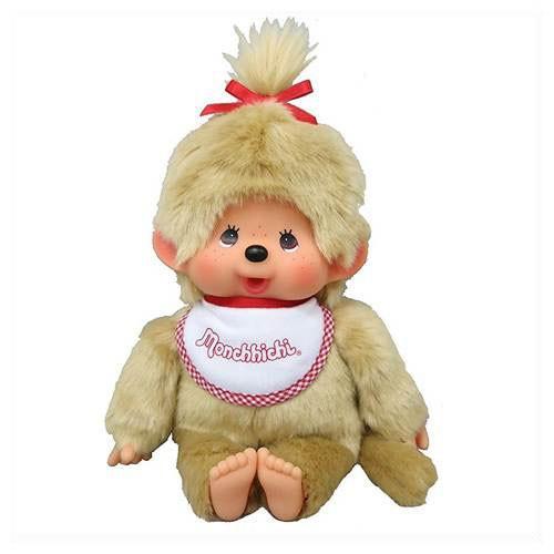 モンチッチ ぬいぐるみ プレミアムスタンダード ベージュ 女の子 M