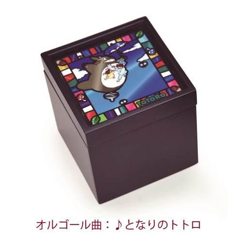 となりのトトロ　オルゴール　ステンドグラス風 となりのトトロ ステンドグラス風BOXオルゴール : ユウセイ堂2号店