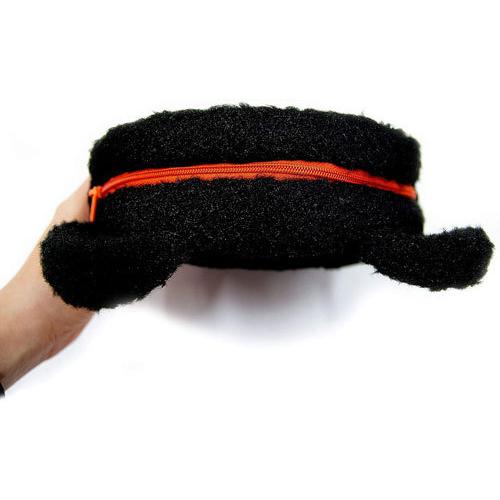 ディックブルーナ ブラックベア ぬいぐるみフェイスポーチ