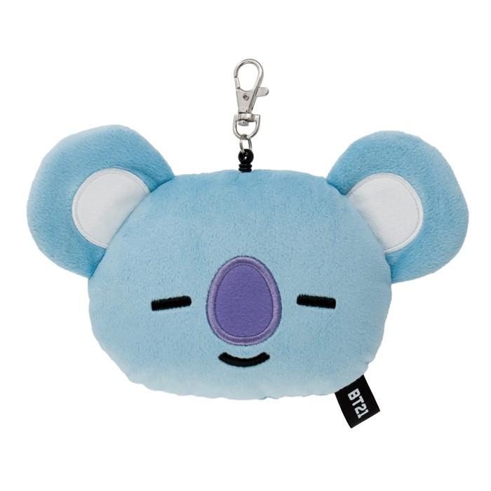BT21 リール付ぬいぐるみパスケース KOYA コヤ : ユウセイ堂2号店