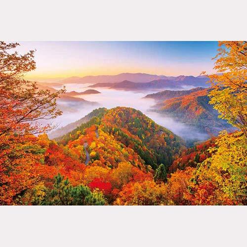 浅野いにお　1000ピースジグソーパズル ジグソーパズル 1000ピース 日本風景 茜さす天空の道 1000-826