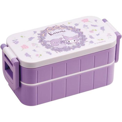 クロミ フラワーリース サンリオ お弁当箱 抗菌 2段タイトランチ クロミ フラワーリース サンリオ お弁当箱 抗菌 2段タイトランチ