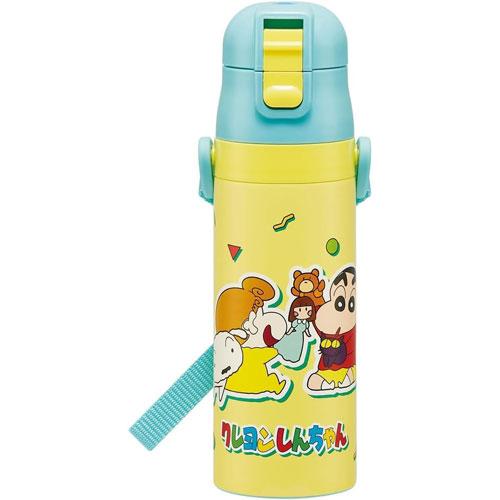 クレヨンしんちゃん 26 水筒 ロック付きワンプッシュダイレクト