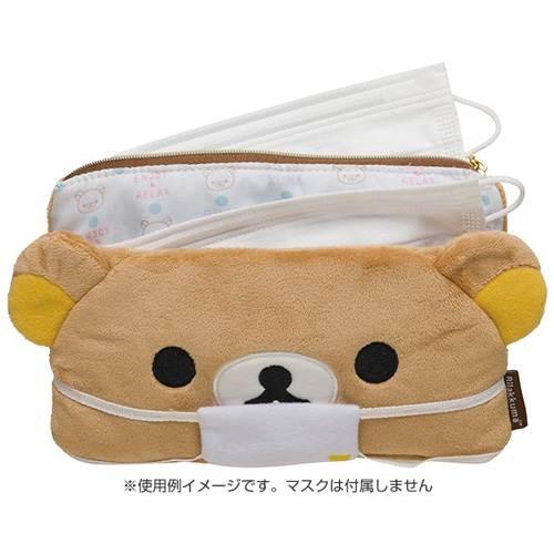 リラックマ ぬいぐるみマスクポーチ コリラックマのふんわりかわいい夢