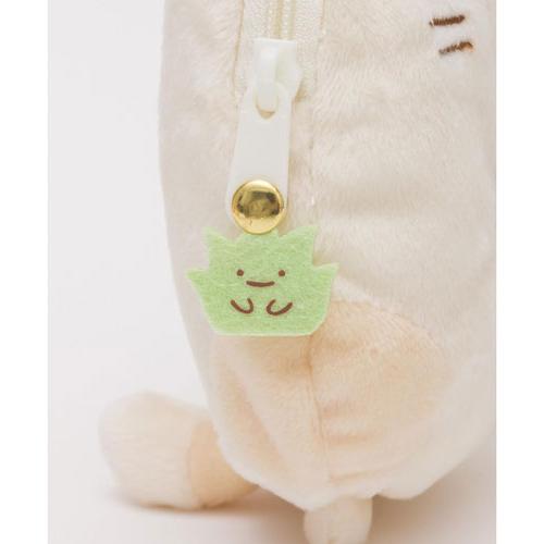 すみっコぐらし ぬいぐるみリール付パスケース ねこ PB69304
