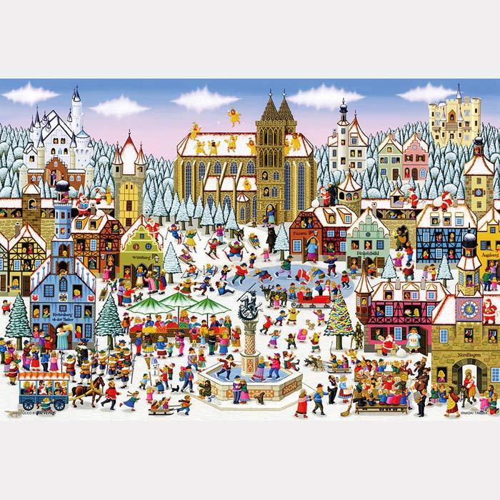 ジグソーパズル 1000マイクロピース 田中直樹 クリスマスの