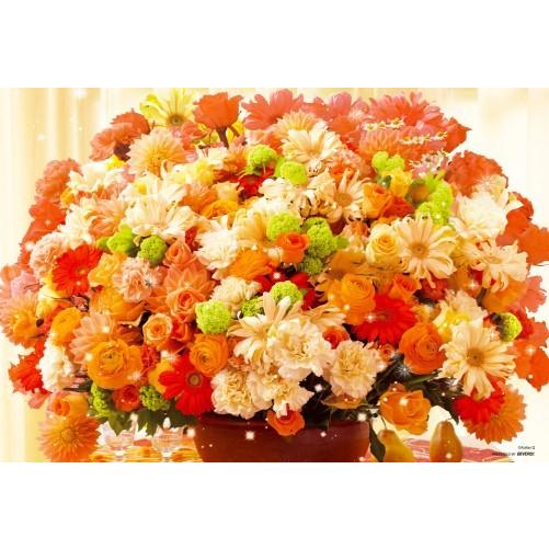 ジグソーパズル 300ピース 気持ちが明るくなる アクティブオレンジ [93