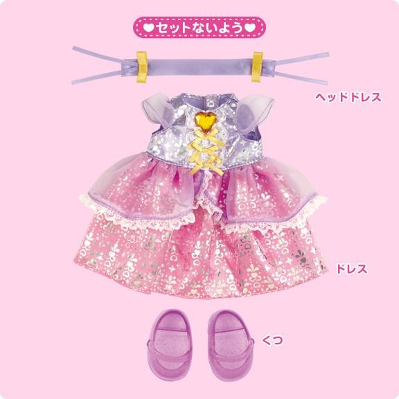 メルちゃん きせかえセット ハートのキラキラドレス : ユウセイ堂2号店