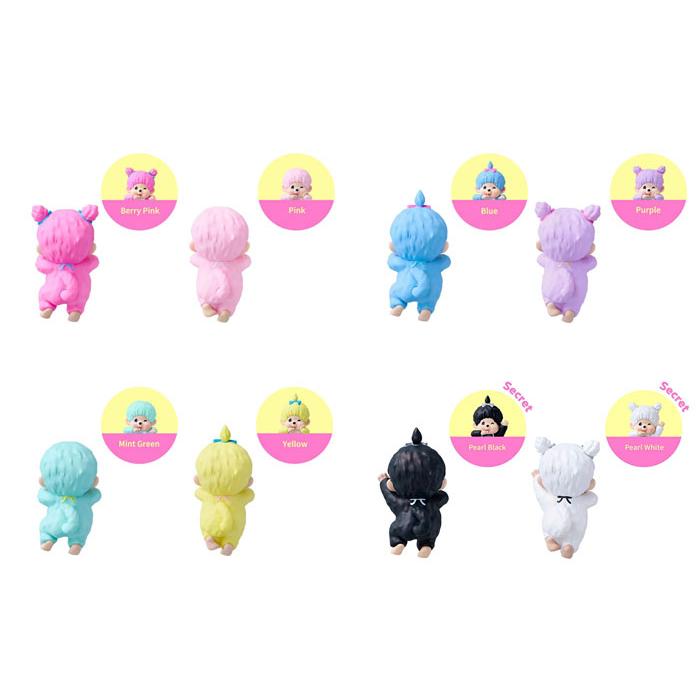 送料無料 [12個セット=1BOX] HIPPERS Monchhichi COLORS:Wink Series