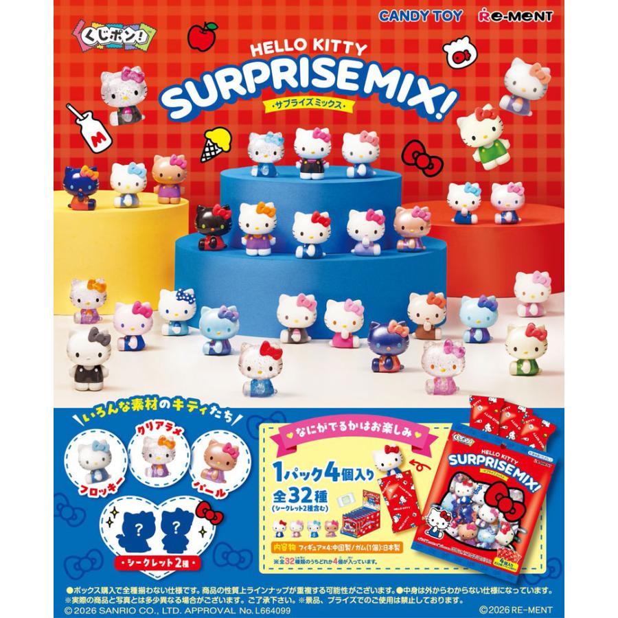 6月29日発売予定 リーメント サンリオ くじポン! Hello Kitty SURPRISE