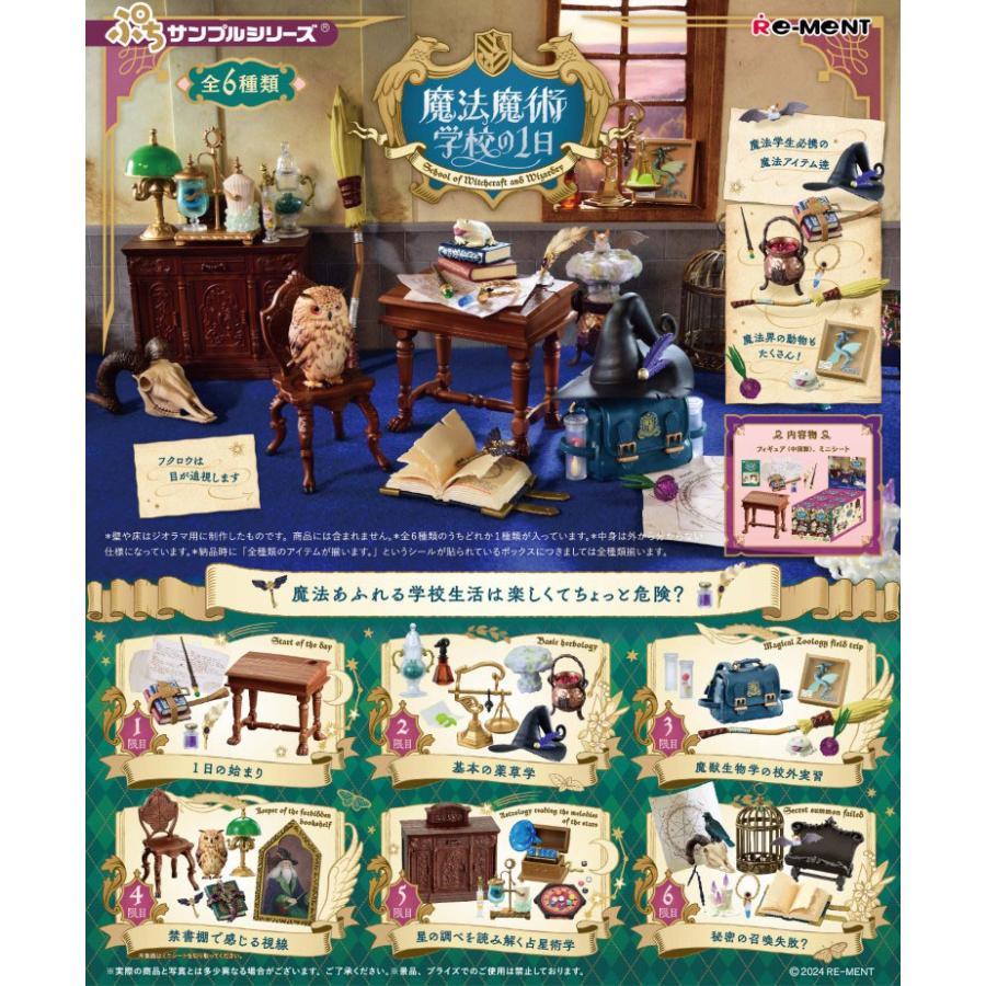 送料無料 リーメント ぷちサンプルシリーズ 魔法魔術学校の1日 BOX 全6