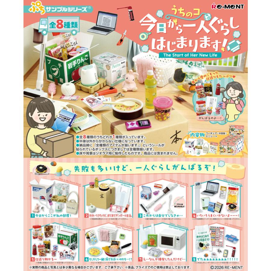 リーメント ぷちサンプルシリーズ うちのコ 今日から一人ぐらし