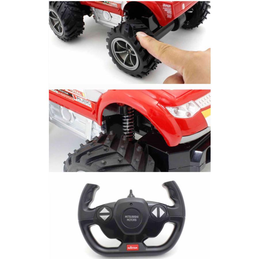 送料無料 RASTAR ラジコンカー 1/18 ダカールラリー パジェロ