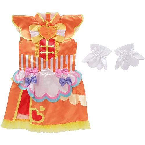 送料無料 デリシャスパーティプリキュア 変身プリチューム キュアヤムヤム イエロー オレンジ 黄色 橙色 熱販売